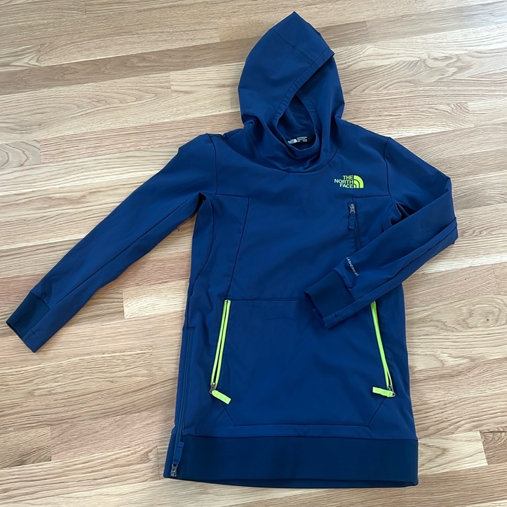 The North Face Tekno Hoodie, Navy and Green, Size M (10/12)